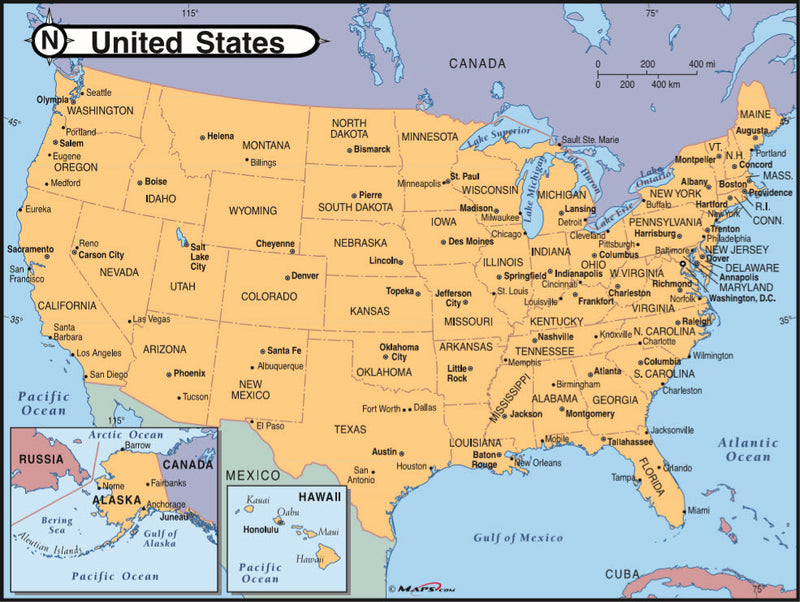 United States History Atlas | Maps.com.com