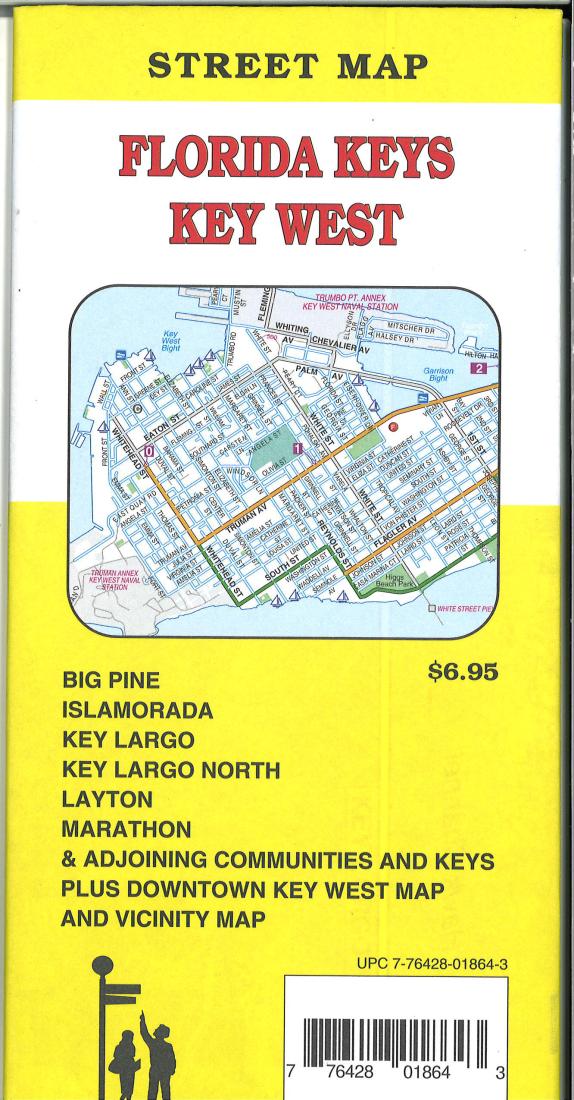 Florida Keys And Key West Florida Street Map By Gm Johnson Maps Com Com