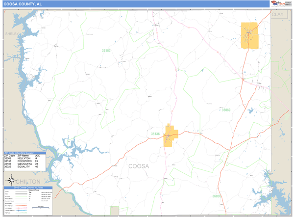 Coosa County Alabama Gis Maps Map Of Coosa County Alabama