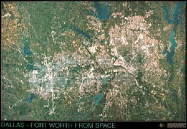 google map satellite dallas tx