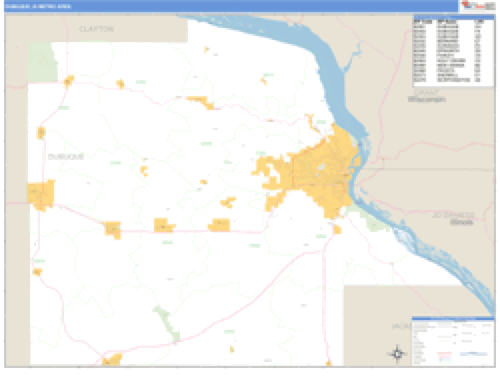Dubuque Iowa Metro Wall Map Grande ?v=1571976275