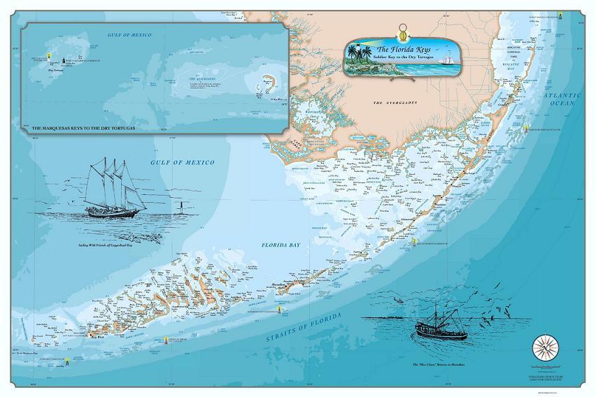 florida keys map