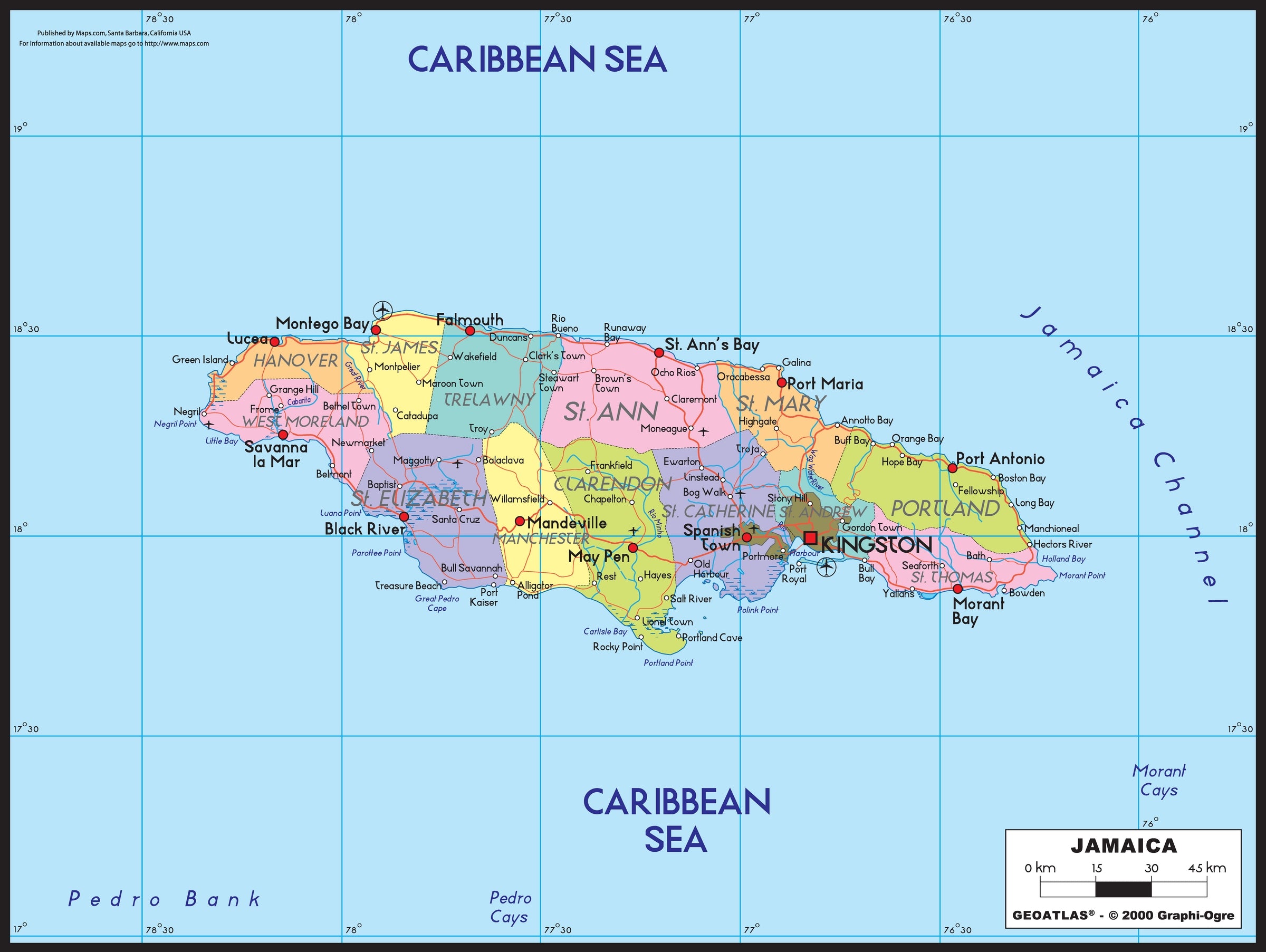 Graphi Ogre Jamaica Political Wall Map 2400x ?v=1572675315