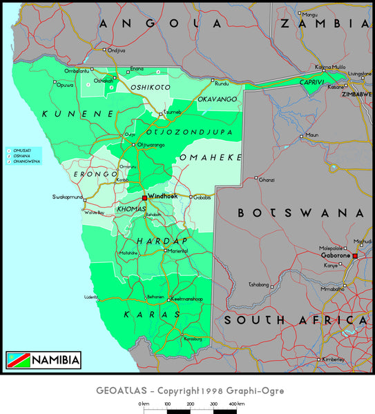 Graphi Ogre Namibia Political Wall Map Grande ?v=1572675367