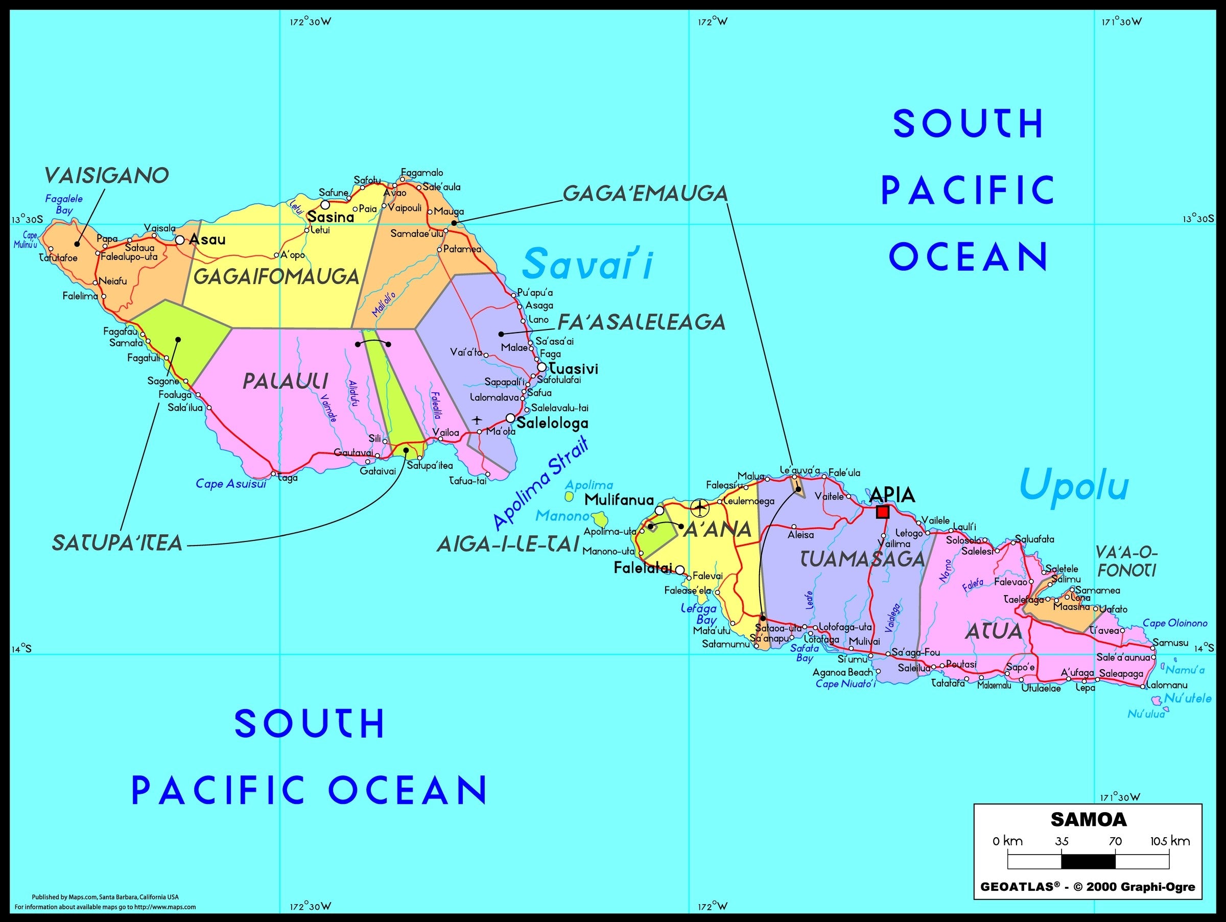 Samoan Map