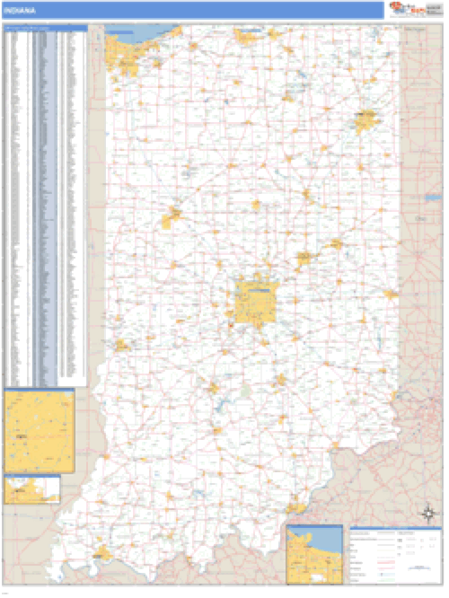 Zip Code Map Of Indiana