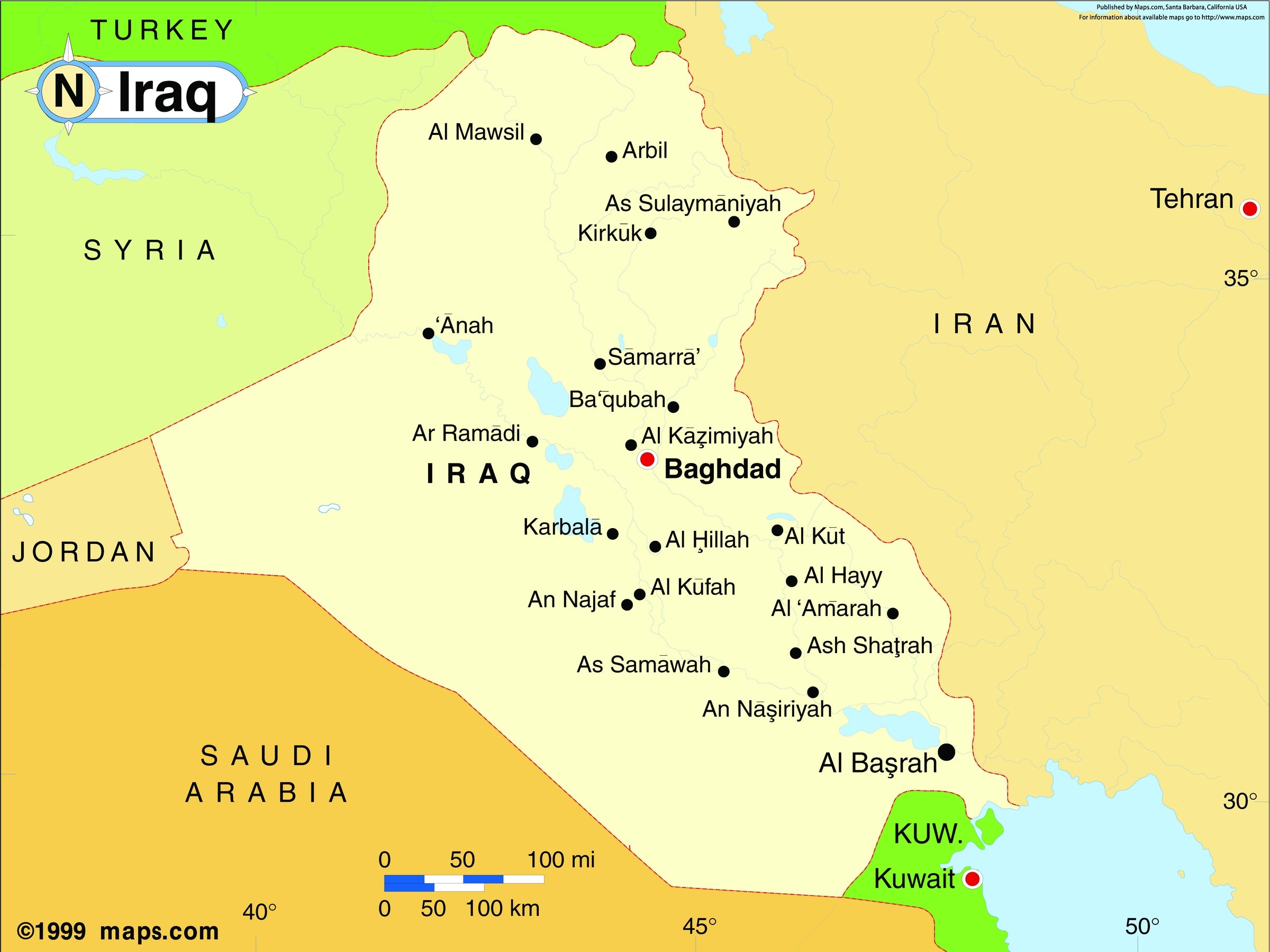 Maps.com Iraq Base Wall Map 2400x ?v=1572675715