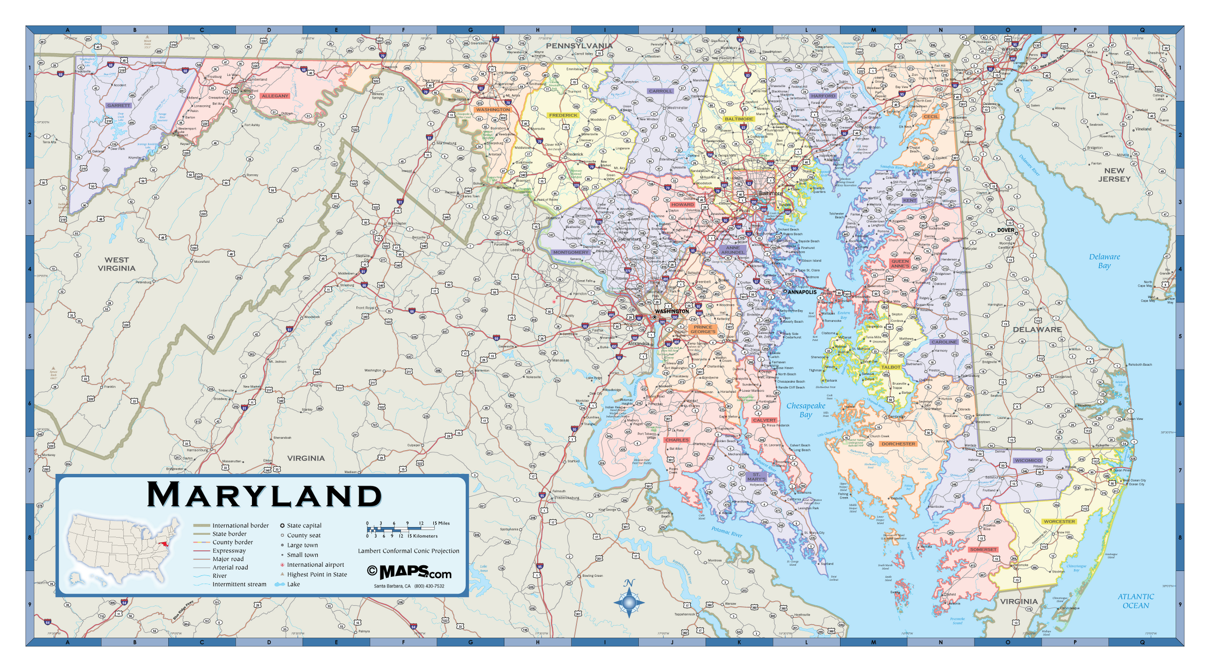 map maryland state        <h3 class=