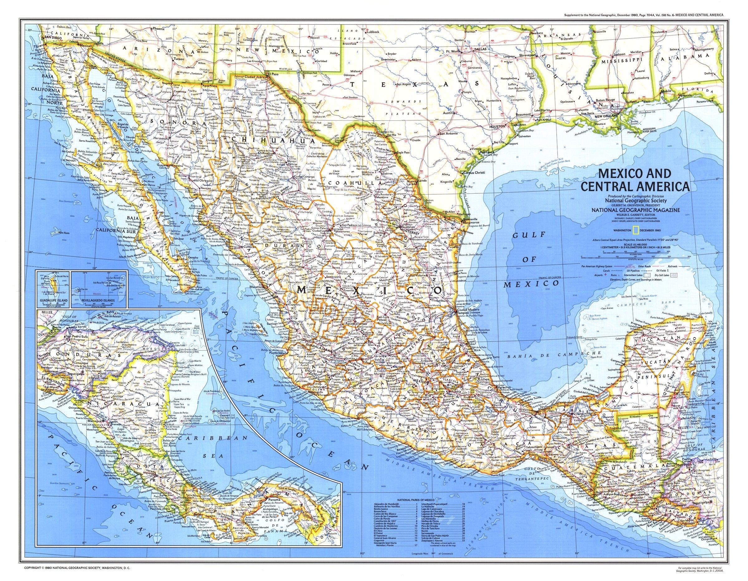 Mexico And Central America Map