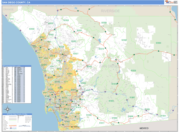 dma zip code list san diego ca