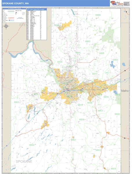 city of spokane county assessor map