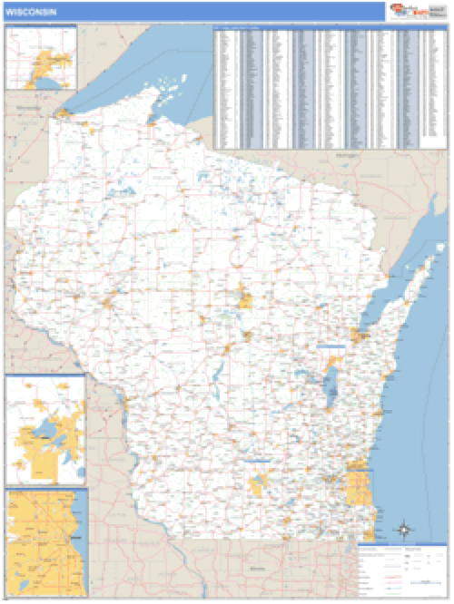 Wisconsin Zip Code Map