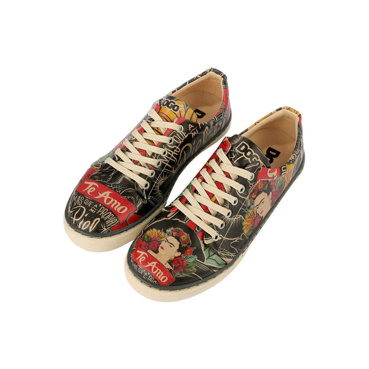 DOGO SHOES - Te Amo Sneaker Frida Kahlo – Mosaic Fashion