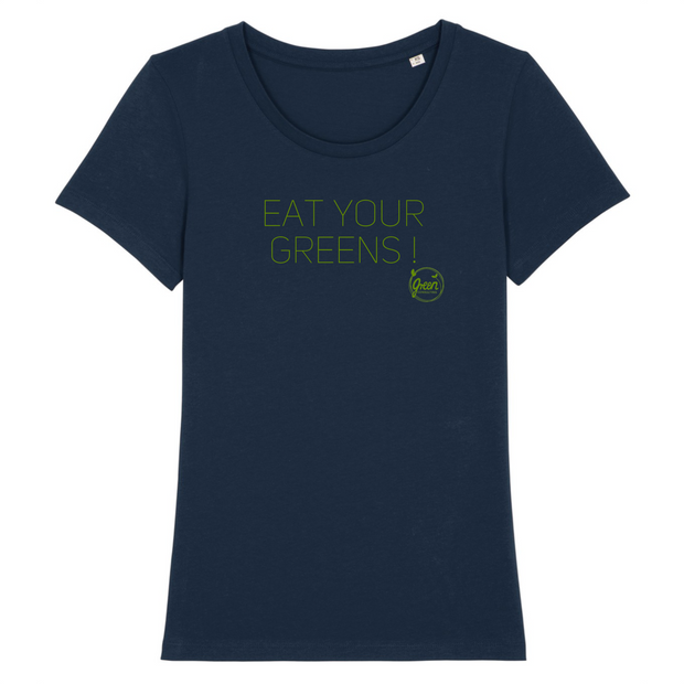 Eat Your Greens | Damen T-Shirt Slim Fit von Green Consulting