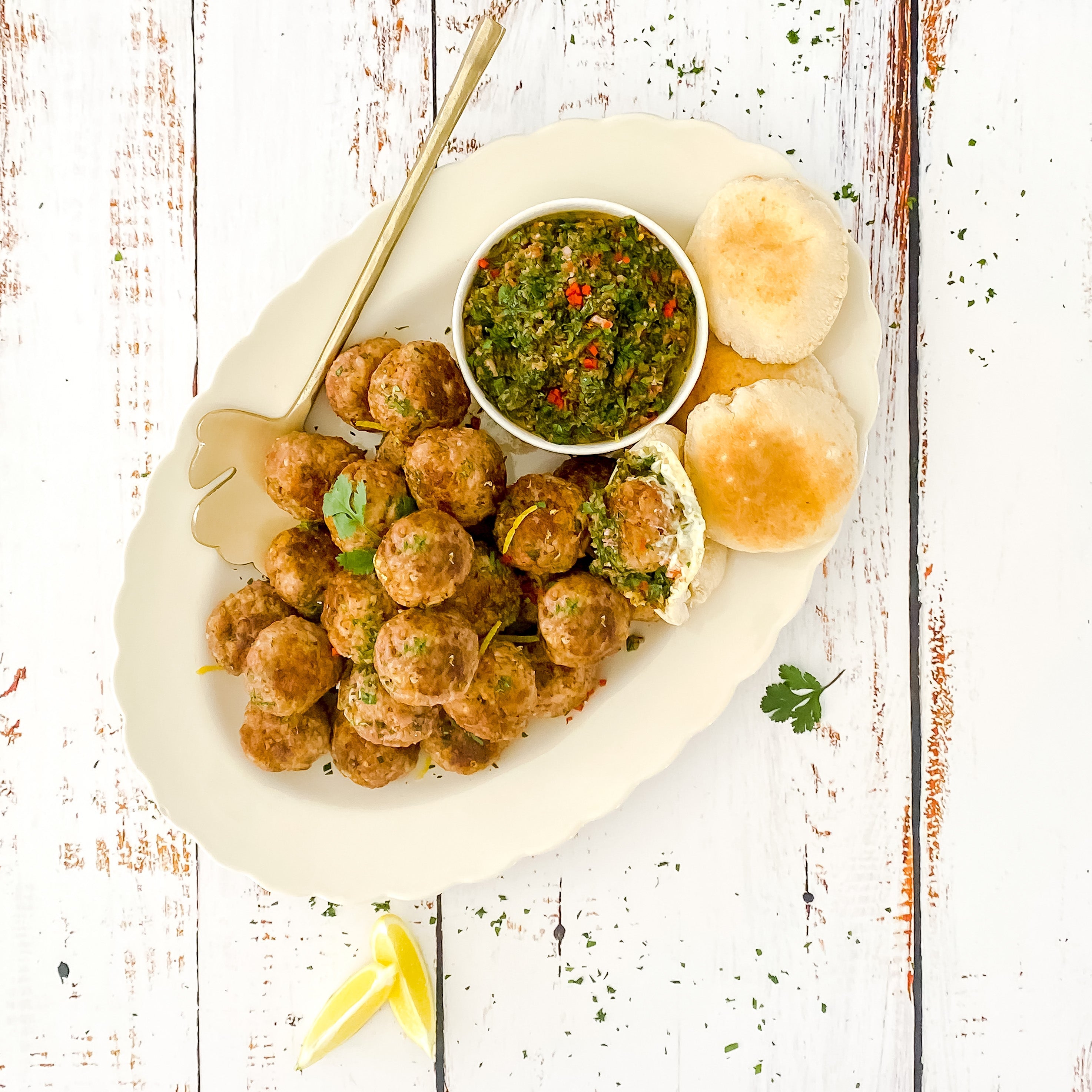 Chimichurri Meatballs