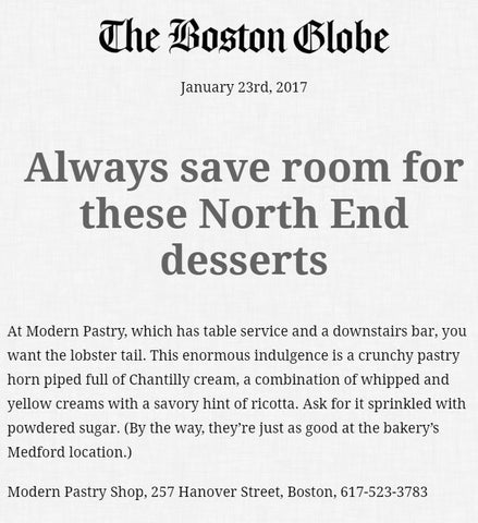 Boston Globe Modern Pastry