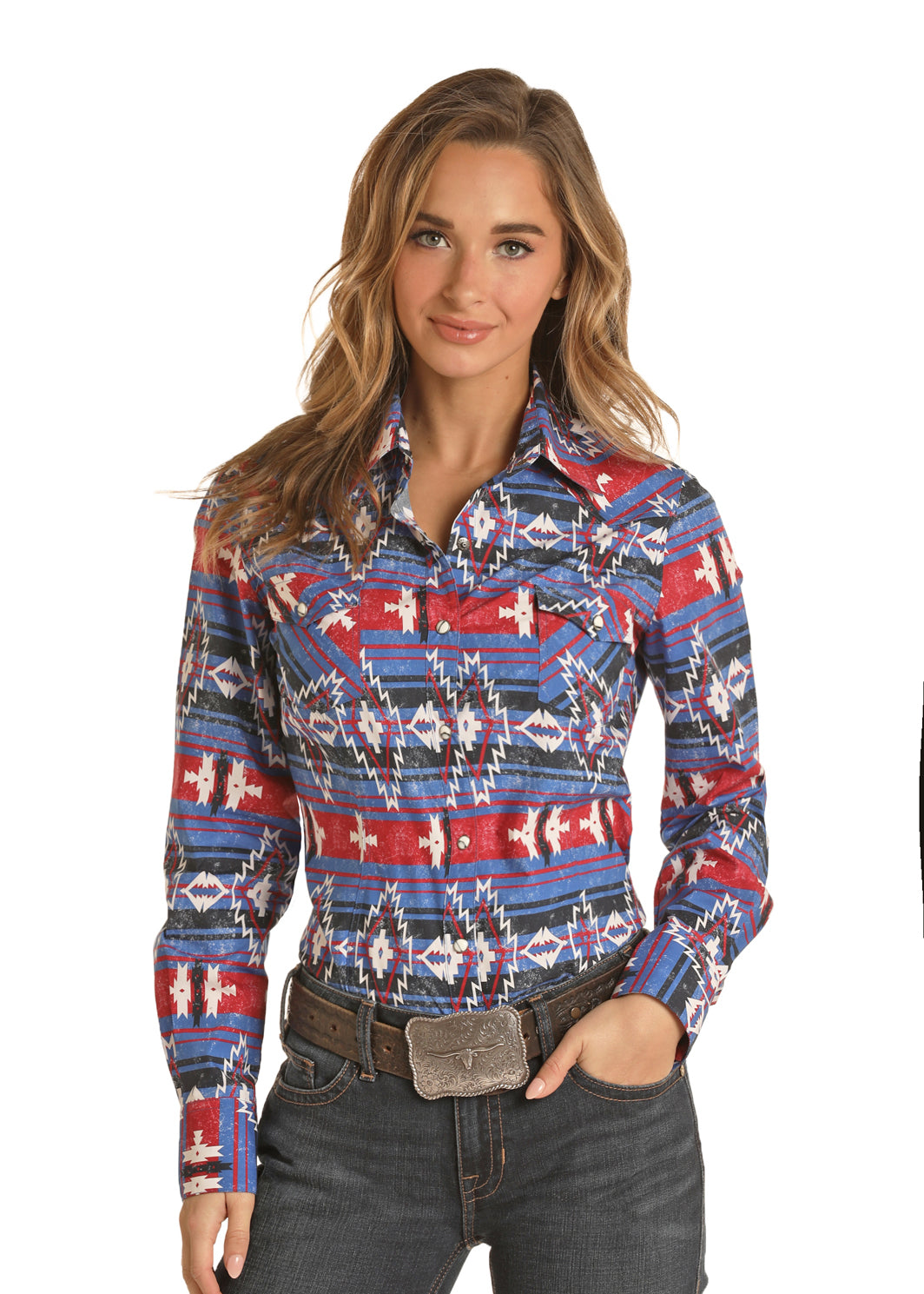 Rock & Roll Cowgirl Long Sleeved Shirt (B4S2042) – Katie B