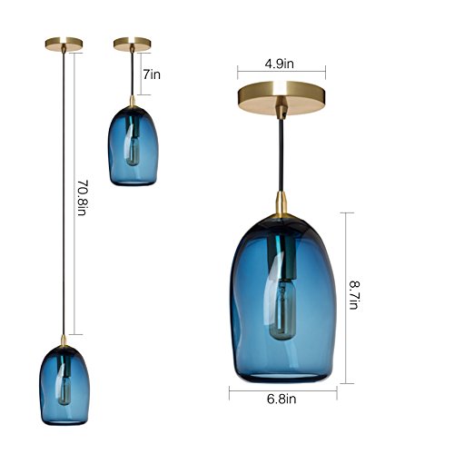 Casamotion Pendant Lighting Handblown Glass Drop Ceiling Lights Organ Directnine Europe