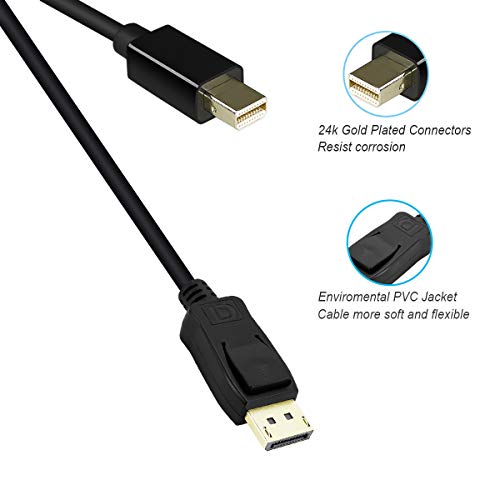 Mini Displayport To Displayport Cable Benfei Mini Dp Thunderbolt Comp Directnine Europe