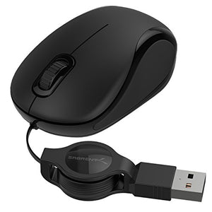 macally retractable usb optical mouse for mac and pc mmouse