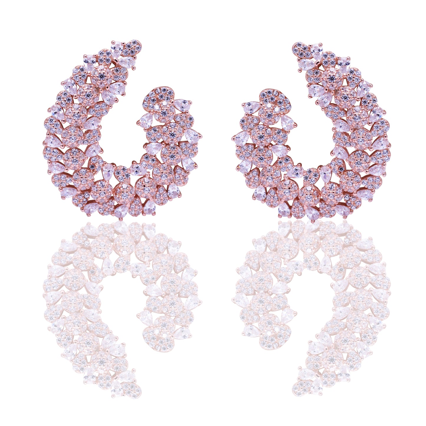 Cubic Zirconia Diamond Earrings
