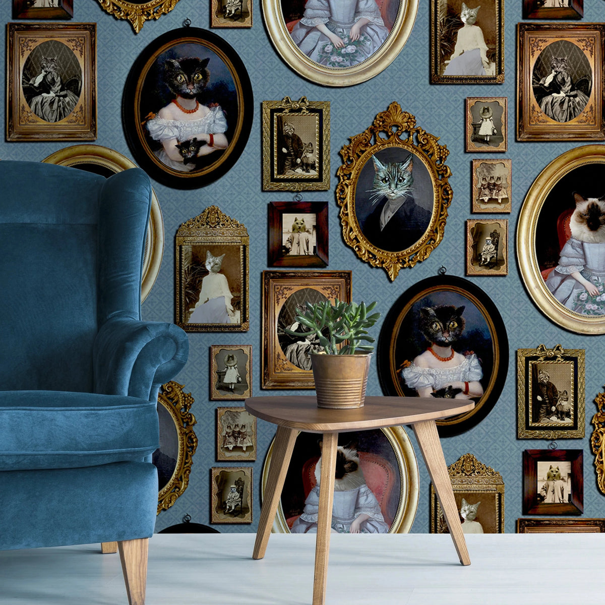 Cavalcade of Cats Wallpaper Graduate Collection | The Design Yard