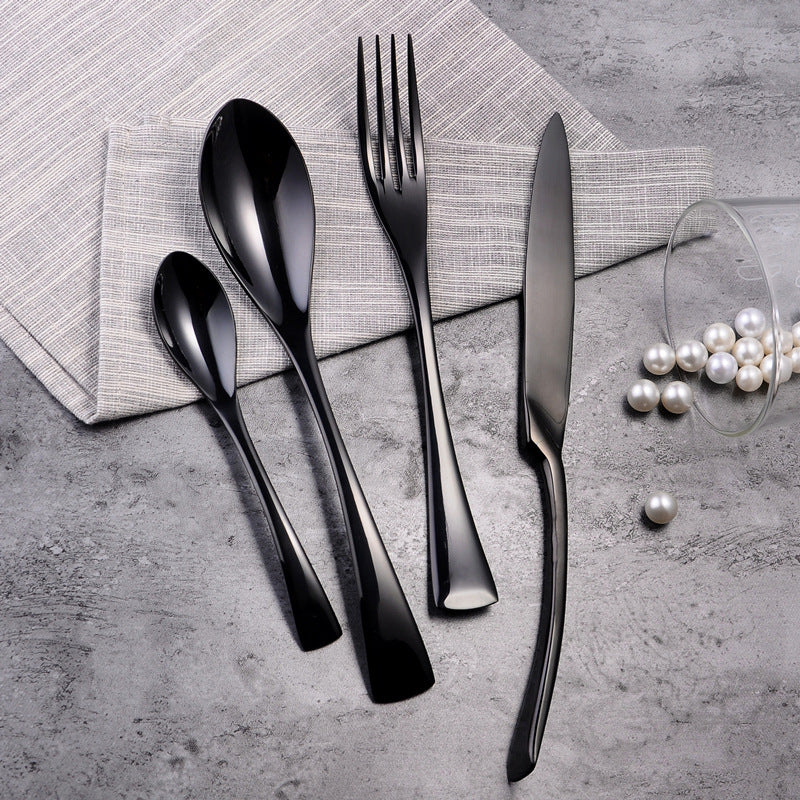 Black Silverware & Flatware