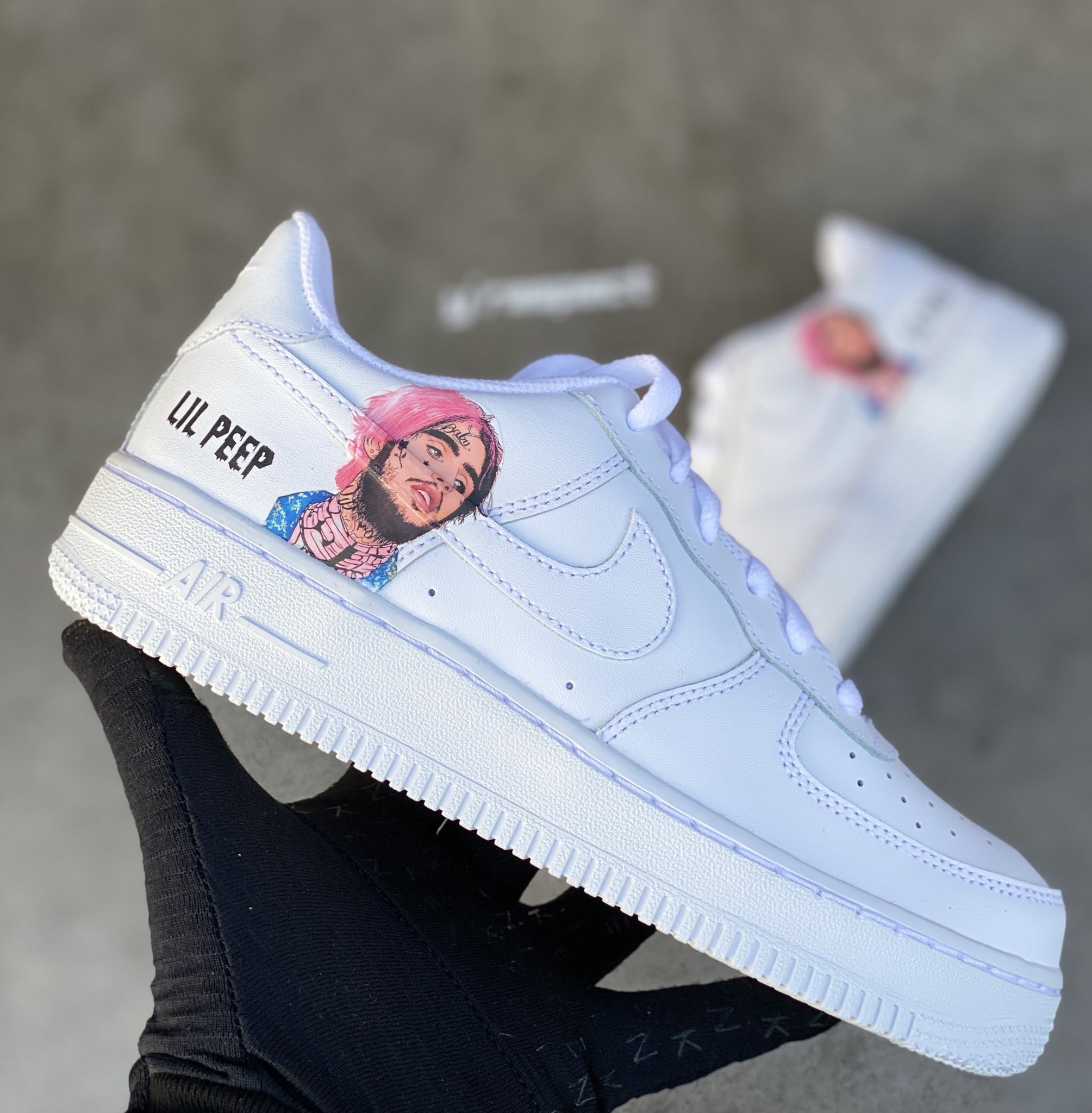 lil peep af1s