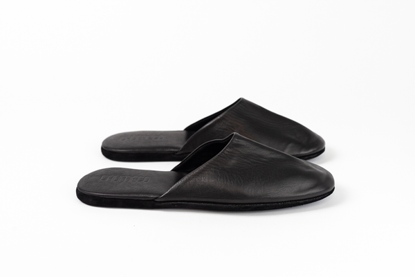 Men Slippers Leather - Chumeco