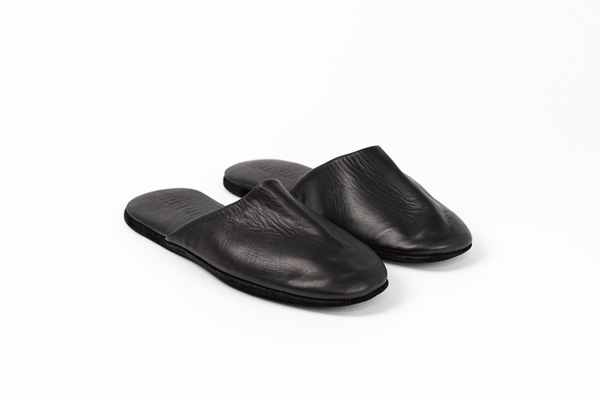 Men Slippers Leather - Chumeco