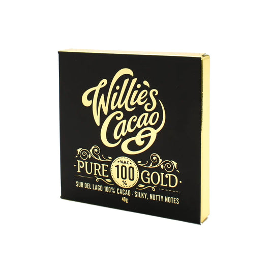 Willie's Cacao Dark Pure Gold Venezuelan 100% Cacao