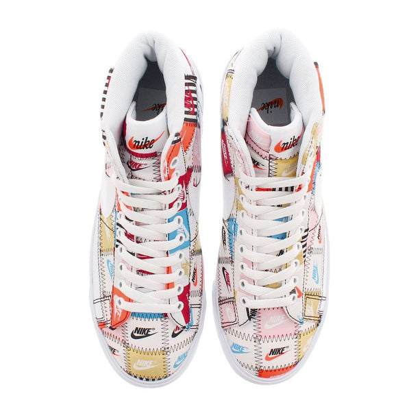 されている 未使用品 NIKE BLAZER MID PATCHWORK WHITE 正規品 ルなデザイ