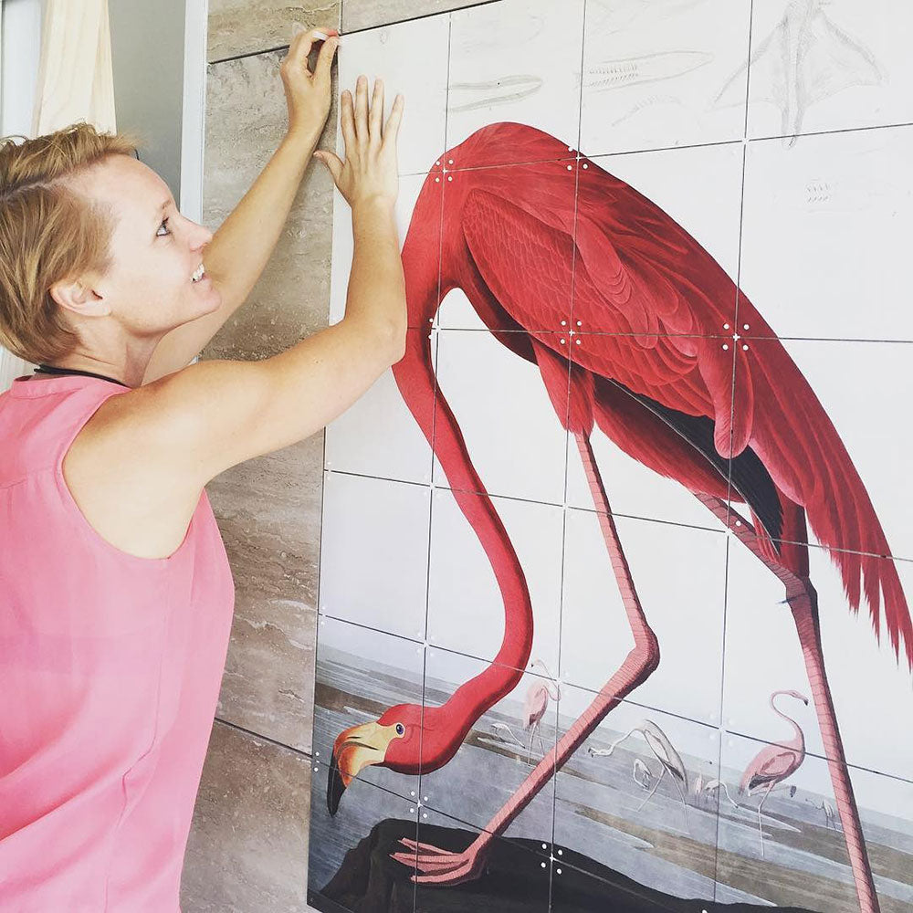 ixxi flamingo mural