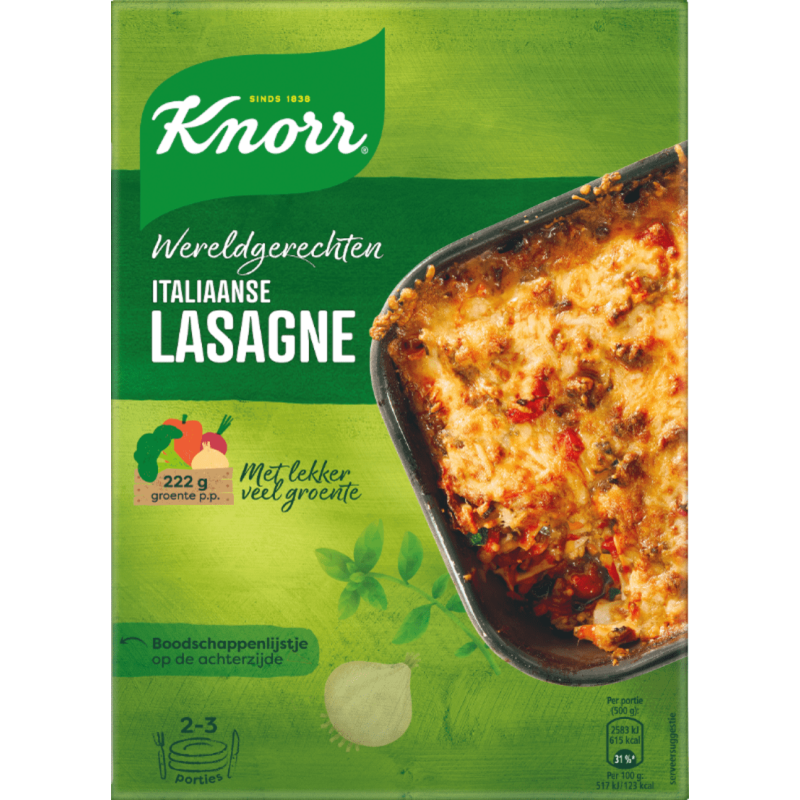 Knorr Lasagne Bolognese Meal Pack 191g – 