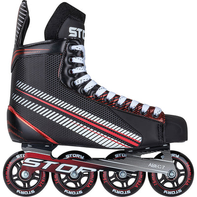 Story Mission Roller Hockey Skates - black/red