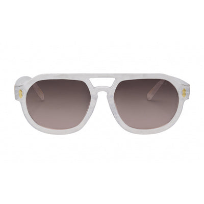 I-Sea Sunglasses Ziggy - White Pearl/Brown Polarized
