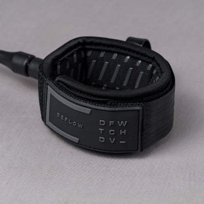 Deflow 8" 7mm performance leash black