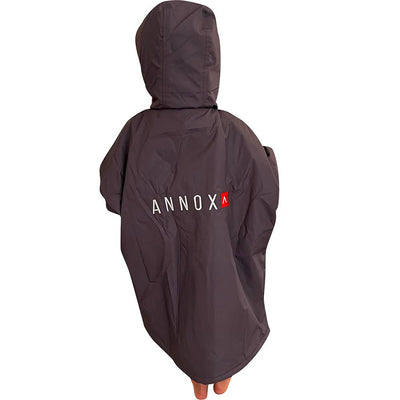 Annox Kids Change Robe - LS -Charcoal & Lime