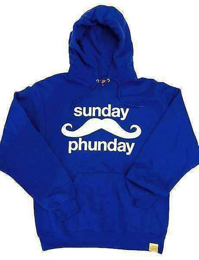 Team Phun Sunday phunday hooded sweat -royal blue