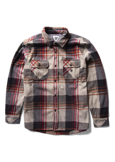 Vissla Eco-Zy LS Polar Flannel-Stone