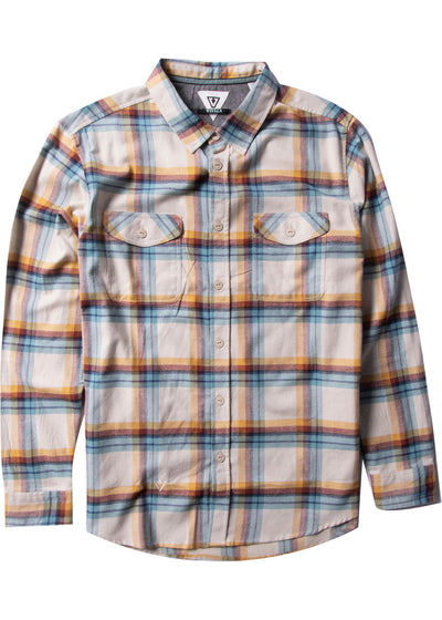 Vissla Central Coast LS Flannel - Dune