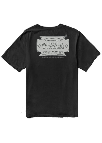 Vissla Razor Blade Premium Pkt Tee - black