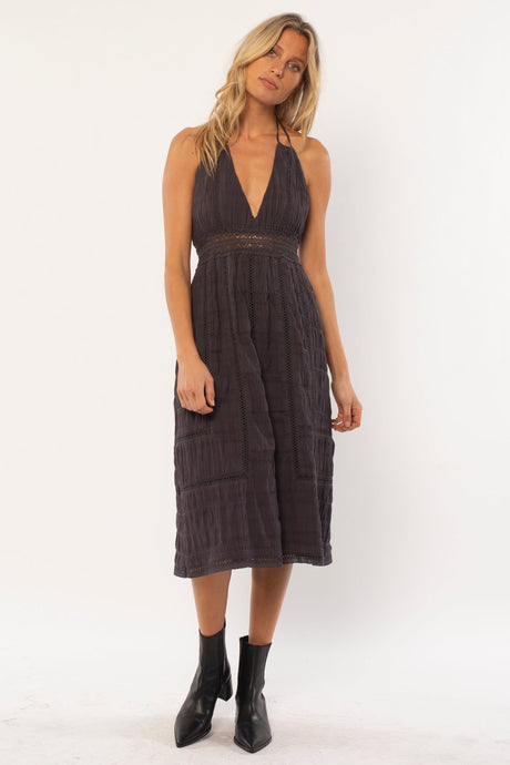 Amuse scoiety FRANCES WOVEN MIDI DRESS