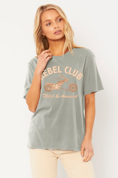 Amuse society REBEL CLUB KNIT TEE