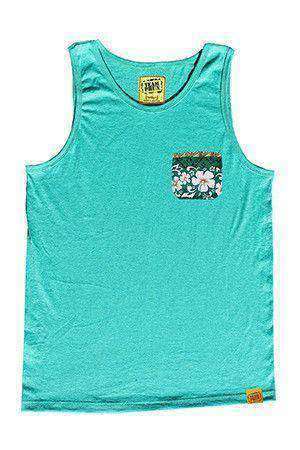 Team Phun Hawaiian pocket vest/ mahi green