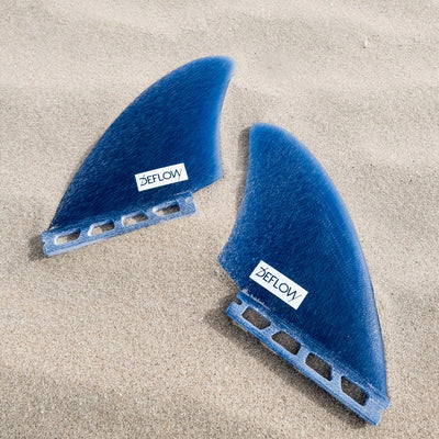 Deflow Mid twin fin -full tab-blue