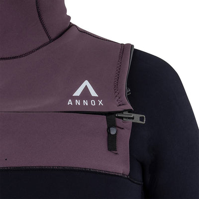 Annox Radical Hooded Wetsuit 6/5/4- burgundy