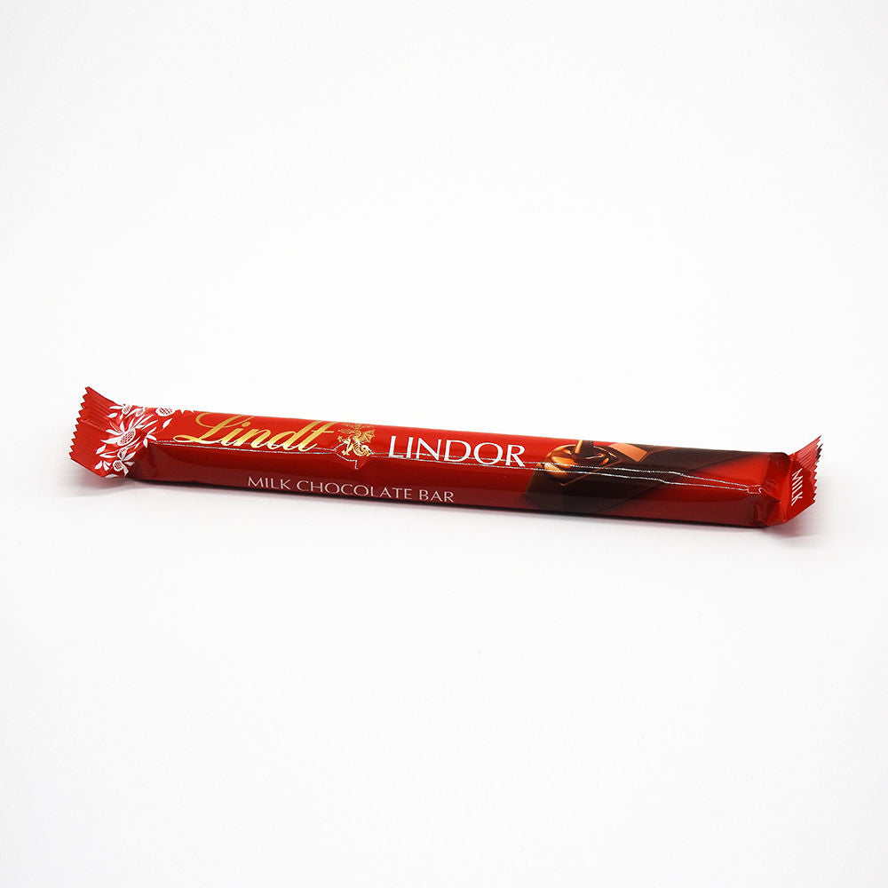 red lindt chocolate bar