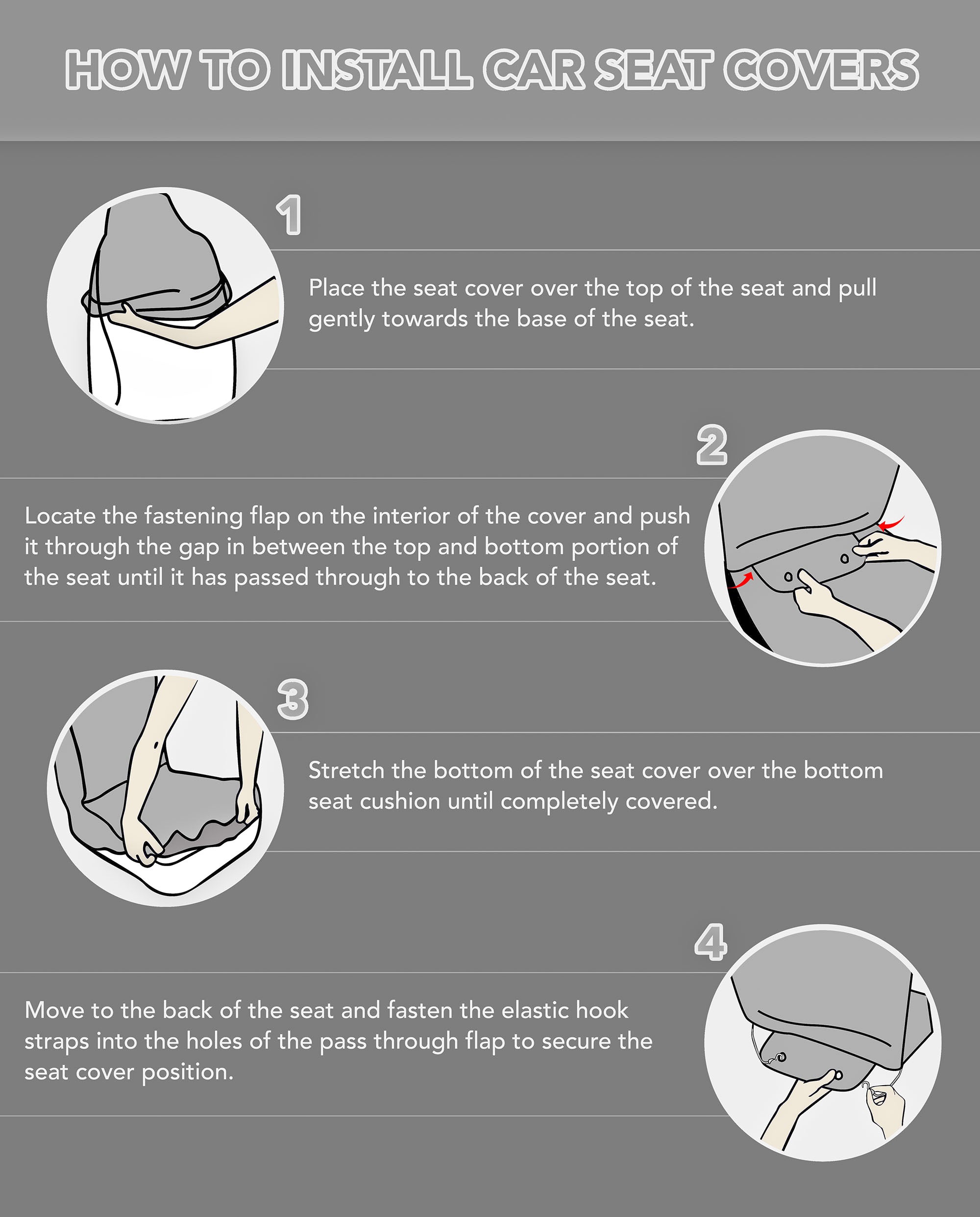 How to install Car Seat Covers