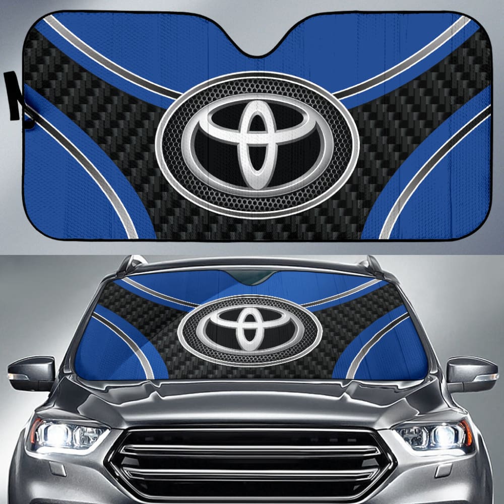 Blue Toyota Amazing Style Car Car Auto Sun Shades Custom 2 210701